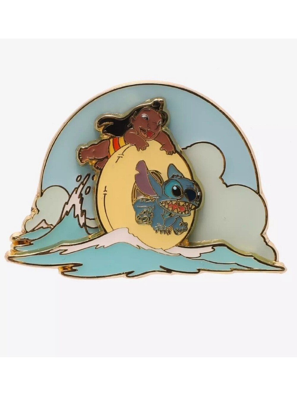 Loungefly Disney Lilo & Stitch Waves Enamel Pin